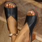 🌸Summer Hot Sale 49%OFF🌸Chunky Heel Slip-on Platform Sandals