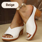 🌸Summer Hot Sale 49%OFF🌸Chunky Heel Slip-on Platform Sandals