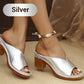 🌸Summer Hot Sale 49%OFF🌸Chunky Heel Slip-on Platform Sandals