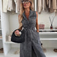 💖LAST DAY SALE 50% OFF💖Solid Button Pocket Denim Dress