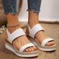 Platform wedge heel sandals for women