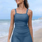💥Last Day Special Price ￡14.99🩱Women Vintage Tummy Control Two Piece Tankini Swimsuits