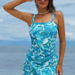 💥Last Day Special Price ￡14.99🩱Women Vintage Tummy Control Two Piece Tankini Swimsuits