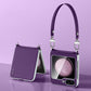 Skin-Feel Handbag Case for Z Flip 4/5/6