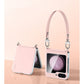 Skin-Feel Handbag Case for Z Flip 4/5/6