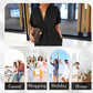 💖LAST DAY SALE 50% OFF💖Women's Casual Loose Short Sleeve Button Up Jumpsuit