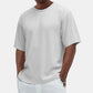 Men's Casual Versatile Textured Crew Neck T-Shirt