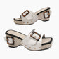 ⏳ Limited time 49% off!👡Women’s Wedge Slide Sandals with Studded Strap