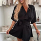 Women's Elegant Short Sleeves Shorts Romper