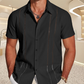 Men's Casual Button-Down Short Sleeve Shirt