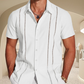 Men's Casual Button-Down Short Sleeve Shirt