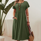 🔥While Supplies Last 40% OFF!🎉 Women’s Pleated Dress with Short Sleeves and Pockets