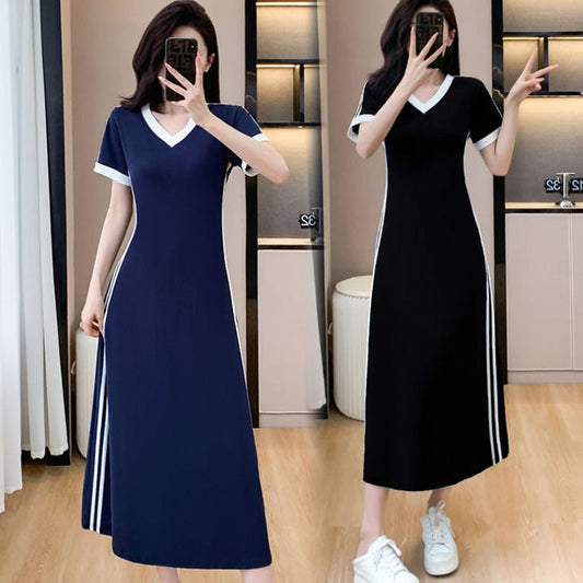 Women's Casual & Simple V-Neck Dress