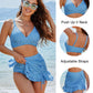 🔥LAST WEEK SALE 50% OFF💥Gingham High Waisted Tummy Control Bikini Sets👙