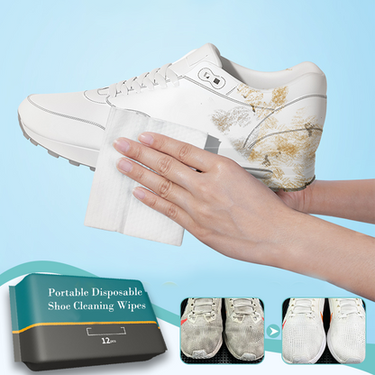 Portable Disposable Shoe Cleaning Wipes
