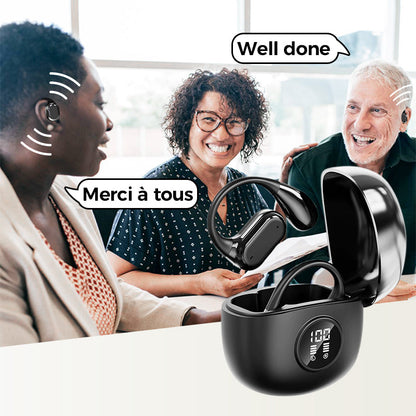 ⏰LAST DAY 💎#1 Best Seller🏆AI Translation Wireless OWS Bluetooth5.4 Earphones (Fit iOS & Android)