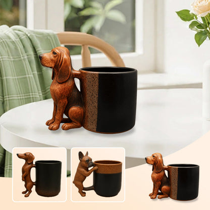 Creative Dachshund Mug for Decoration