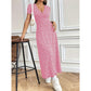 Women's Casual V-Neck Floral Maxi Dress