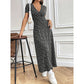 Women's Casual V-Neck Floral Maxi Dress