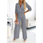 🌸New Arrival 50%OFF💖 Women's Fashion V-Neck Top and Pants Set