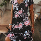 ✨2025 Hot Sale⌛Women’s Elegant Floral Print V-Neck Long Dress