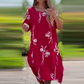 Women's Casual Loose Fit Short Sleeve Dress