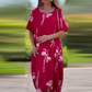 Women's Casual Loose Fit Short Sleeve Dress