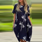 Women's Casual Loose Fit Short Sleeve Dress