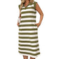 💓Limited Sale 50% OFF💓Women's Casual Striped Sleeveless Dress | Effortless Chic Style