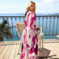 Women’s Floral V-Neck Maxi Dress