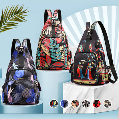 💥Hot Sale 50% OFF💥Multi-functional Lightweight Waterproof Printed Backpack🎒