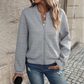 Women's Casual Fashionable Zipper Cardigan