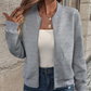Women's Casual Fashionable Zipper Cardigan
