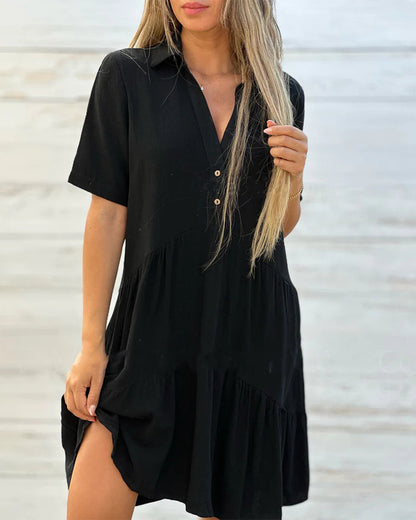 🌿☀️ LIMITED TIME 50% OFF! 👗Cotton-Linen A-Line Dress – Breathable & Lightweight – Stay Cool All Summer.
