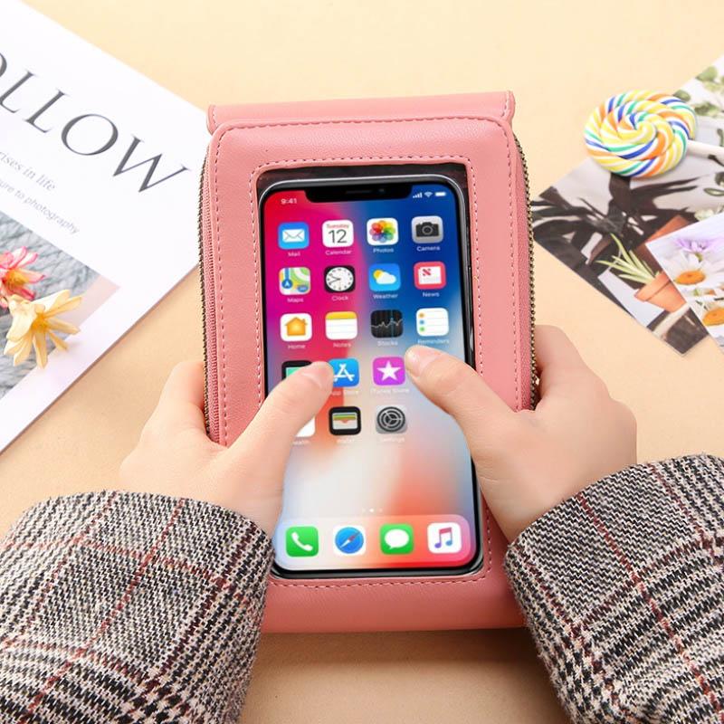 👜 📱 תיק שליח לנשים עם מסך מגע – טעינת סמארטפון, הגנה מפני גניבה ועמיד במים ✨
