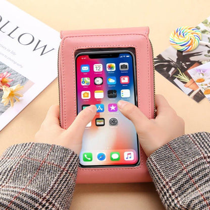 👜 📱 תיק שליח לנשים עם מסך מגע – טעינת סמארטפון, הגנה מפני גניבה ועמיד במים ✨