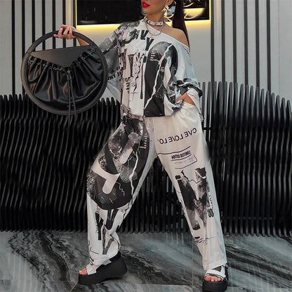 Fashion Top Pants 2-Piece Set