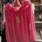 Women’s Solid Ruffled Collar Blouse