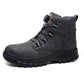 💪 Heavy-Duty Yet Lightweight: Men’s Multifunctional Work Shoes – Steel Toe & Flexible Sole