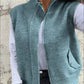 🎈Autumn Limited Selection🎀Women's Warm Zippered Fashion Sweater Vest