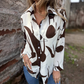 Women's Artistic Print Loose Shirt