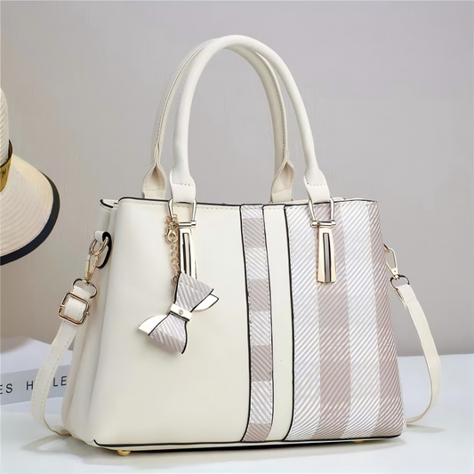 Elegant Patchwork Bag - Multi-Layer Design