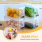 Transparent Food Storage Container with Lid