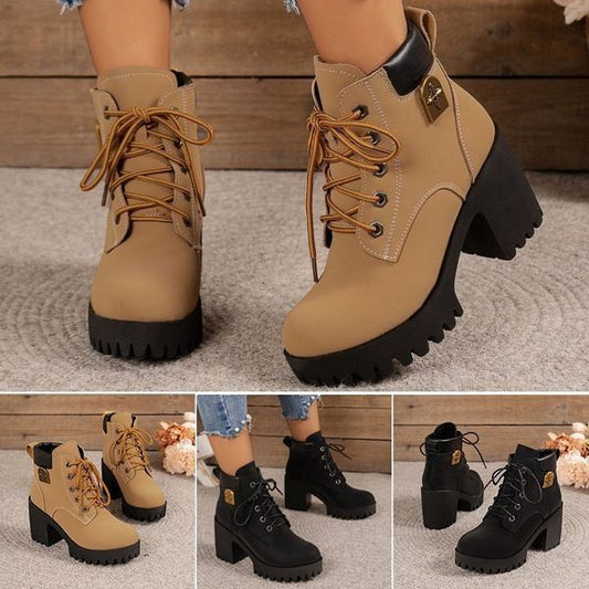 🔥Seasonal Bestsellers💥2025 new British style thick-soled Martin boots