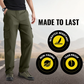 🎁🔥Last day sale 50% OFF🔥Durable Men’s Cargo Pants 🥾 – Multi-Pocket Relaxed Fit for Camping/Street Wea