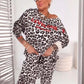 🔥👚👖【S-5XL】 Women's Chic Leopard Print Co-ord Set – Versatile for Daily & Party Looks