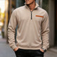 Men's Stylish Half Zip Long Sleeve Tops