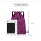 New Large Capacity Foldable Drawstring Sports Backpack