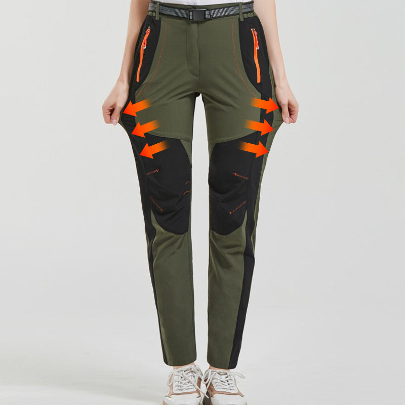 🔥👖 מכנסי טיולים חמים, עמידים ברוח ובמים, עם מותניים אלסטיות