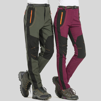 🔥👖 מכנסי טיולים חמים, עמידים ברוח ובמים, עם מותניים אלסטיות